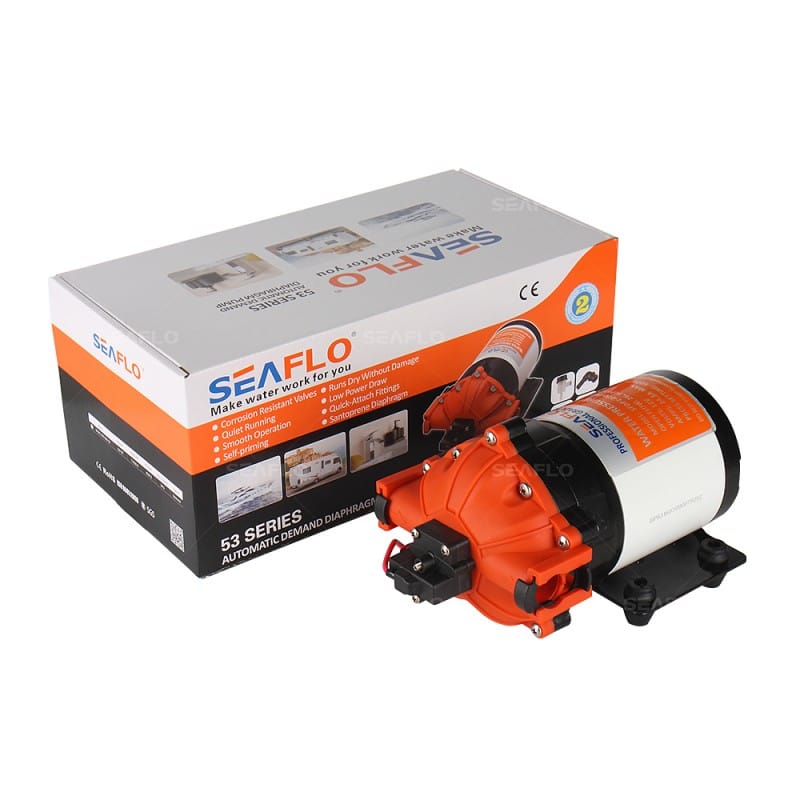 Πρεσοστατική Αντλία seaflo 7.0gpm diaphragm pump 12 2 Έτη Εγγύηση 26.6 Λίτρα/Λεπτό